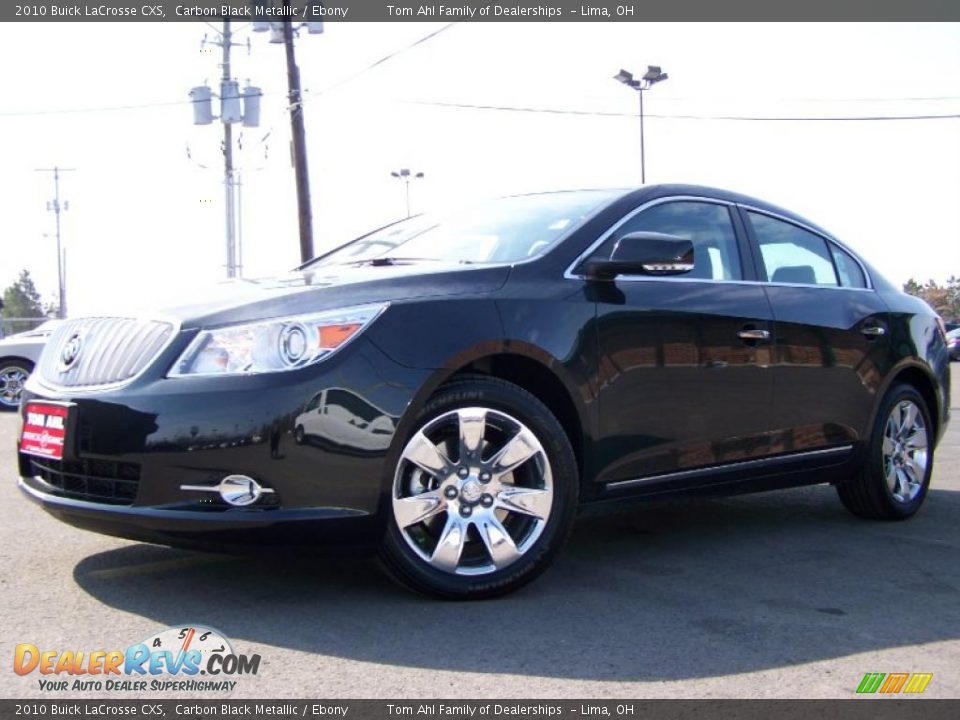 2010 Buick LaCrosse CXS Carbon Black Metallic / Ebony Photo #5