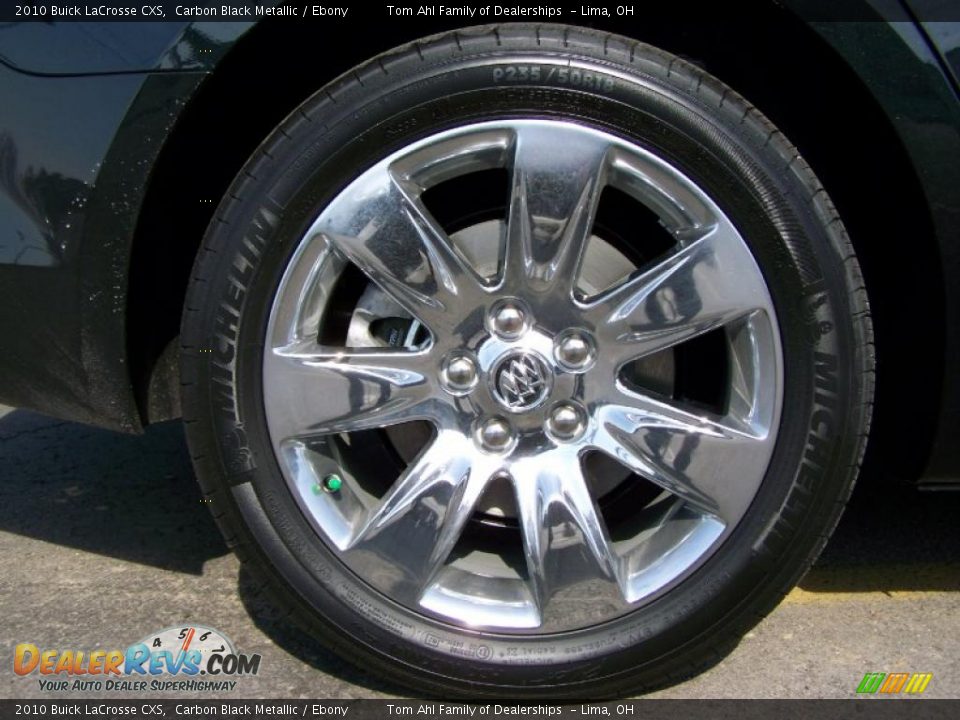 2010 Buick LaCrosse CXS Carbon Black Metallic / Ebony Photo #9