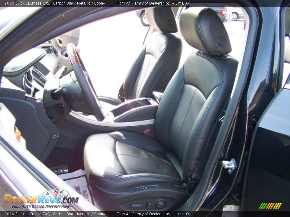 2010 Buick LaCrosse CXS Carbon Black Metallic / Ebony Photo #10