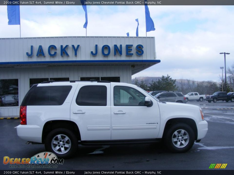2009 GMC Yukon SLT 4x4 Summit White / Ebony Photo #1