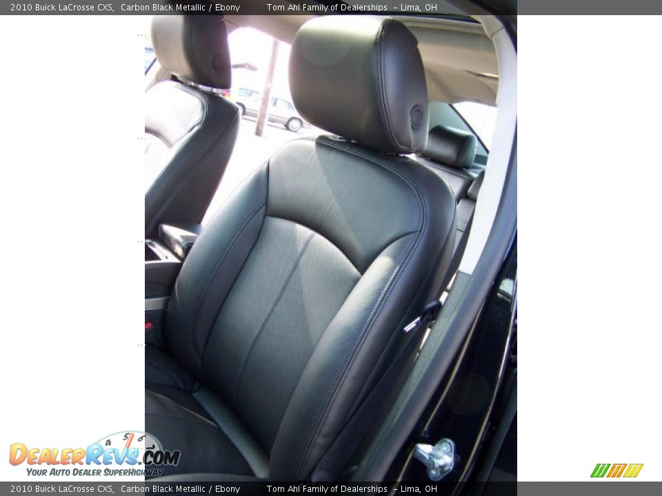 2010 Buick LaCrosse CXS Carbon Black Metallic / Ebony Photo #11
