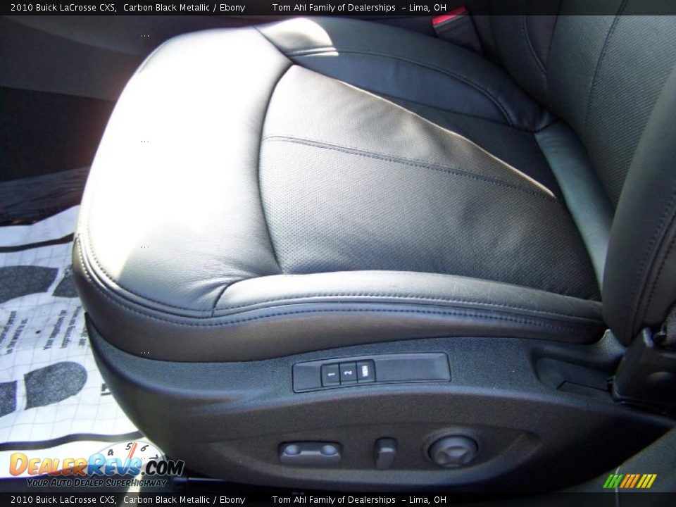 2010 Buick LaCrosse CXS Carbon Black Metallic / Ebony Photo #12