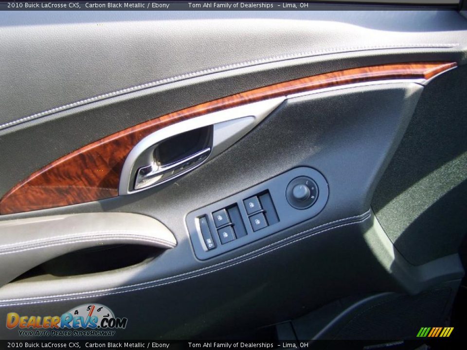 2010 Buick LaCrosse CXS Carbon Black Metallic / Ebony Photo #13