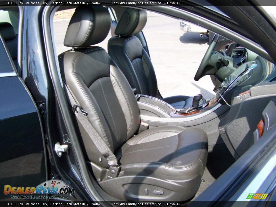 2010 Buick LaCrosse CXS Carbon Black Metallic / Ebony Photo #16