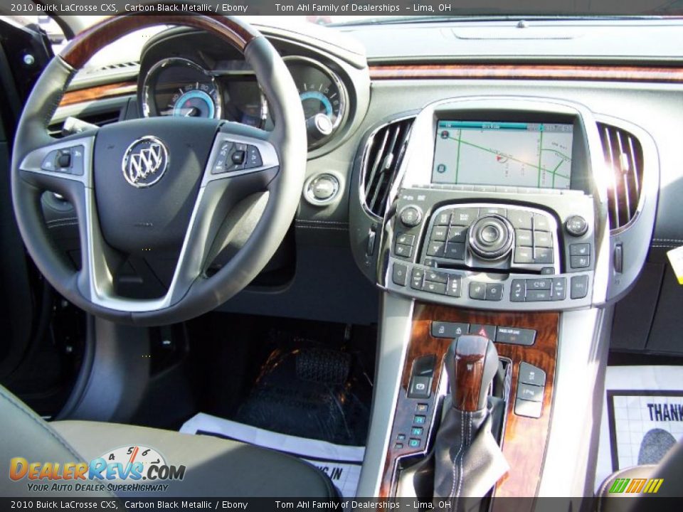 2010 Buick LaCrosse CXS Carbon Black Metallic / Ebony Photo #17