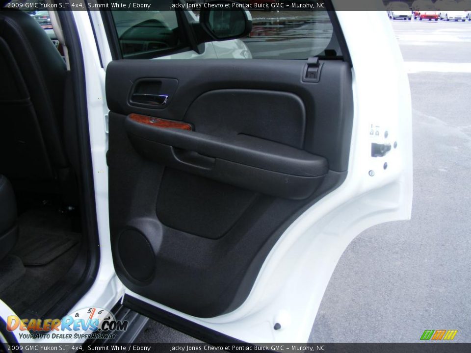 2009 GMC Yukon SLT 4x4 Summit White / Ebony Photo #5