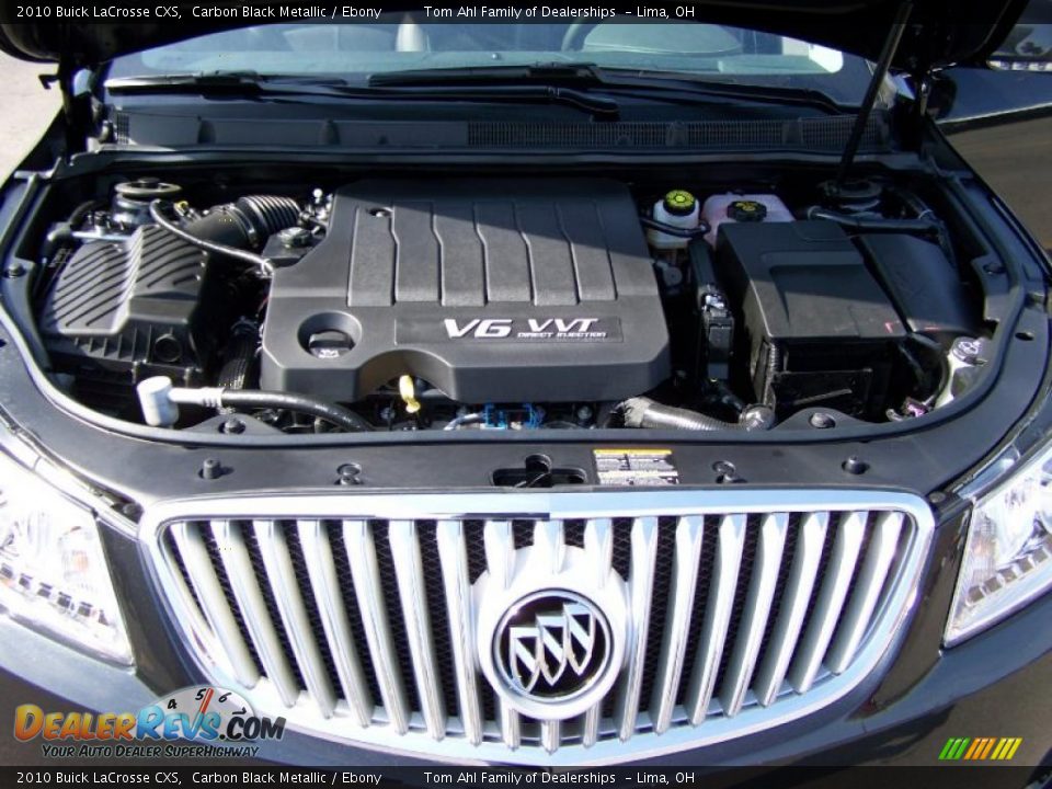 2010 Buick LaCrosse CXS Carbon Black Metallic / Ebony Photo #19