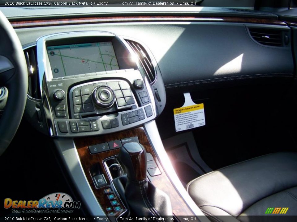 2010 Buick LaCrosse CXS Carbon Black Metallic / Ebony Photo #22