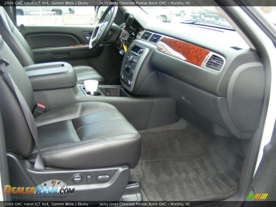 2009 GMC Yukon SLT 4x4 Summit White / Ebony Photo #9