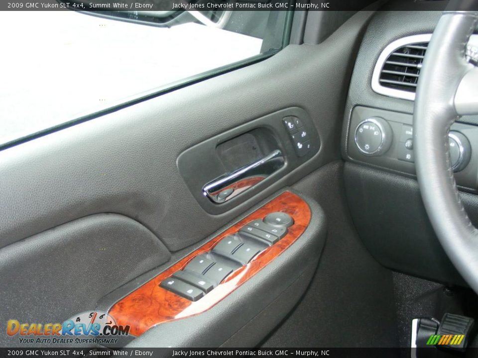 2009 GMC Yukon SLT 4x4 Summit White / Ebony Photo #10