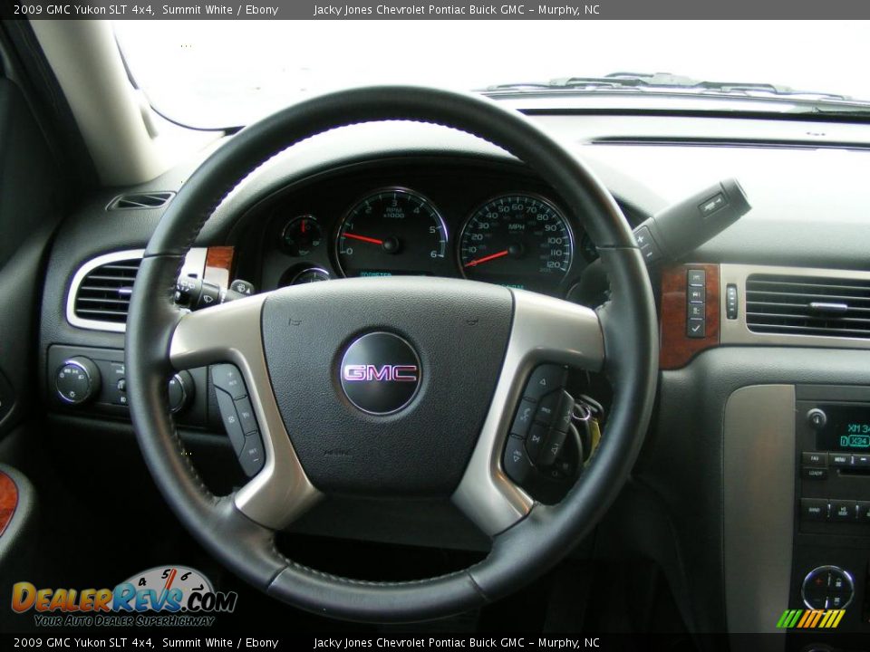 2009 GMC Yukon SLT 4x4 Summit White / Ebony Photo #11