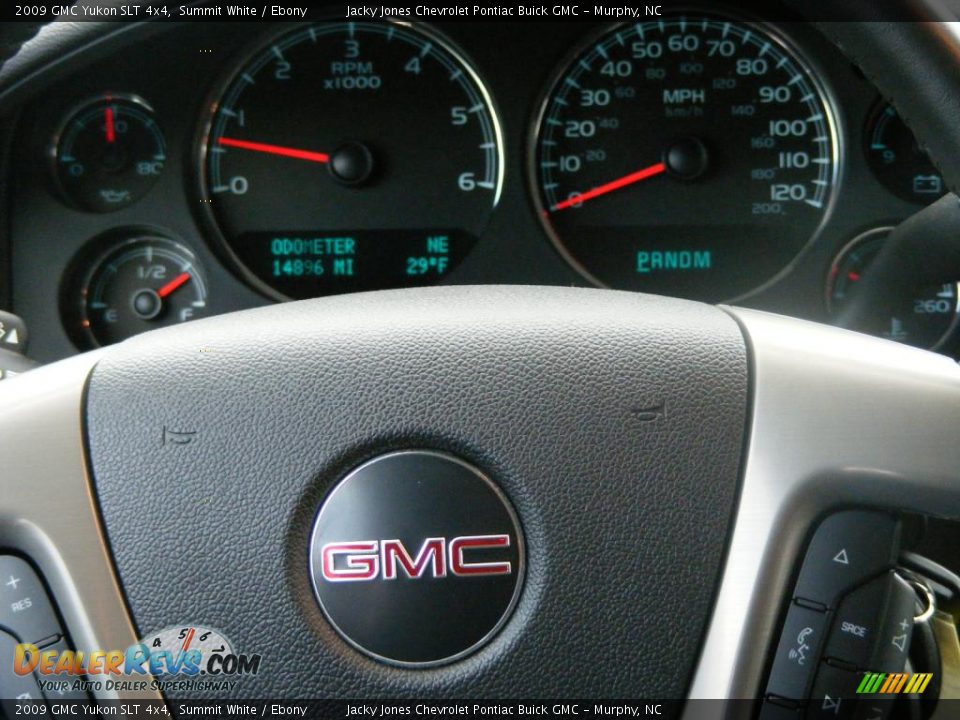 2009 GMC Yukon SLT 4x4 Summit White / Ebony Photo #13