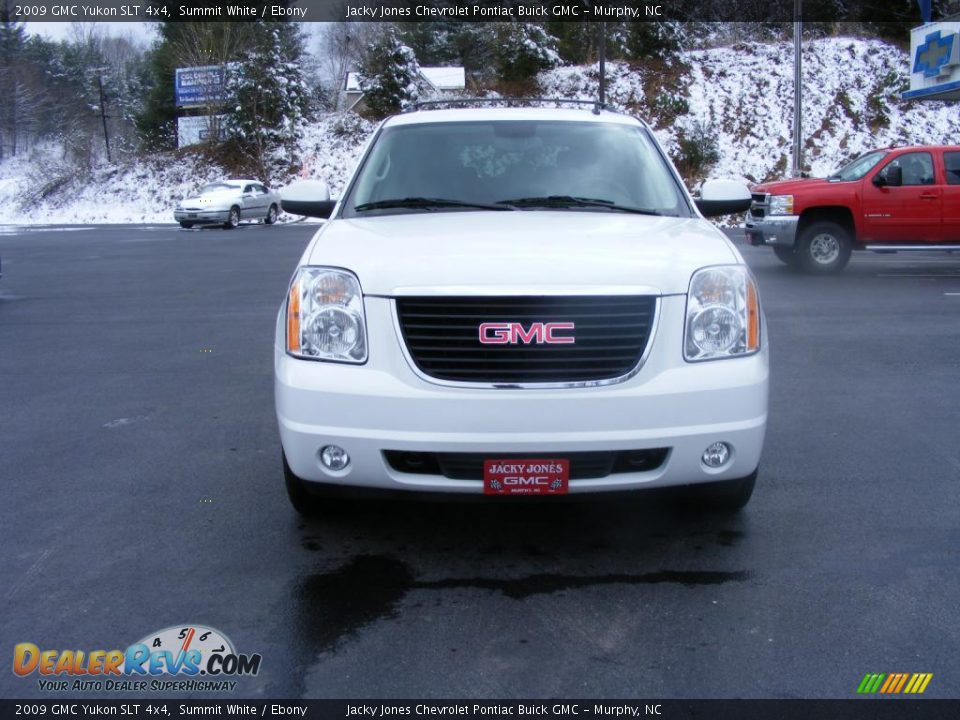 2009 GMC Yukon SLT 4x4 Summit White / Ebony Photo #18