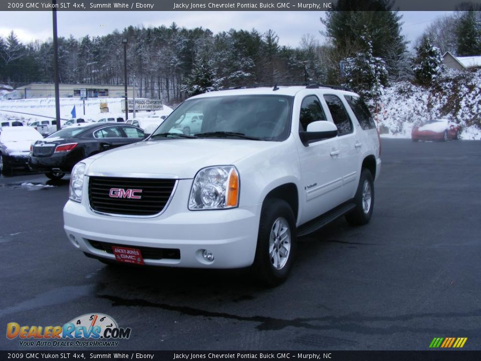 2009 GMC Yukon SLT 4x4 Summit White / Ebony Photo #19
