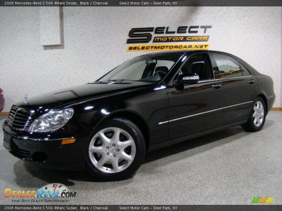 2006 Mercedes-Benz S 500 4Matic Sedan Black / Charcoal Photo #1