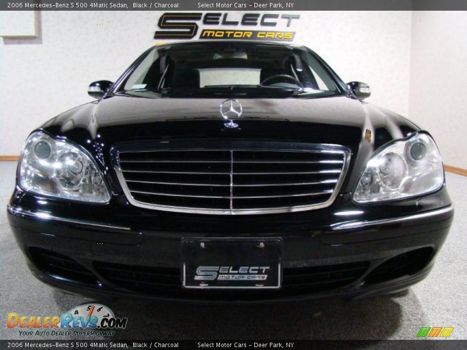 2006 Mercedes-Benz S 500 4Matic Sedan Black / Charcoal Photo #2