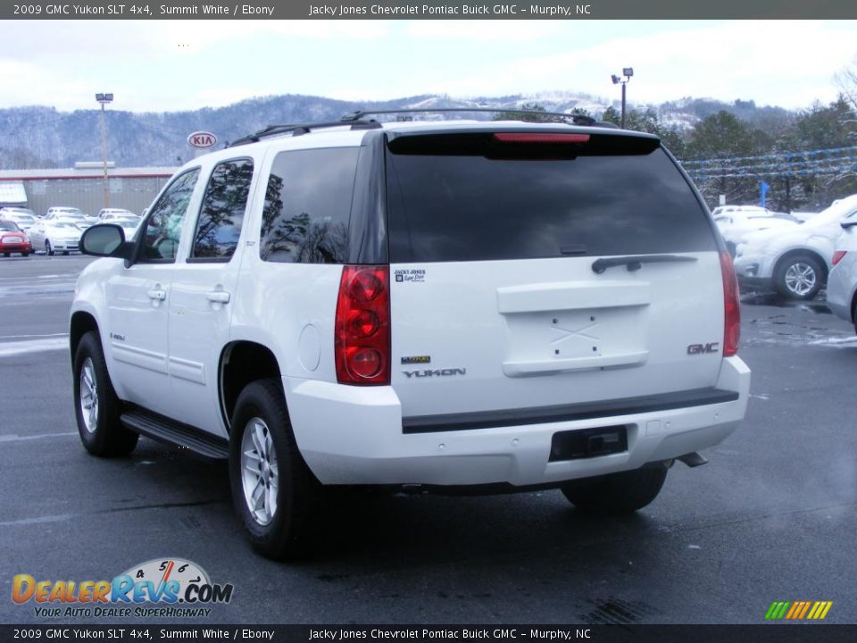 2009 GMC Yukon SLT 4x4 Summit White / Ebony Photo #21