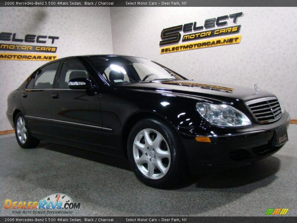 2006 Mercedes-Benz S 500 4Matic Sedan Black / Charcoal Photo #3