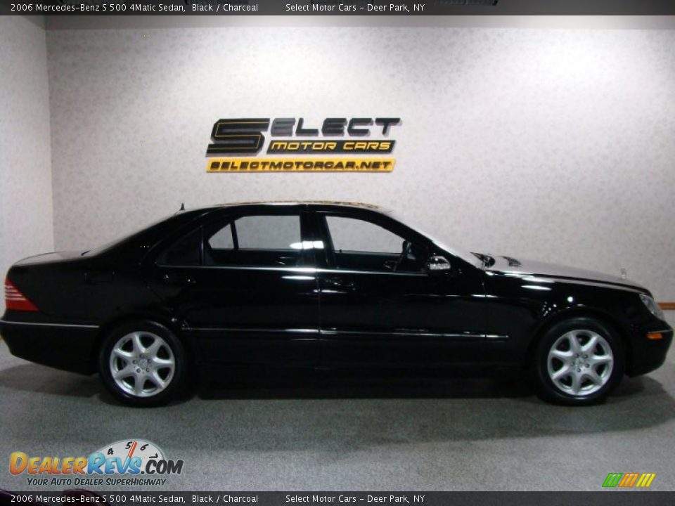 2006 Mercedes-Benz S 500 4Matic Sedan Black / Charcoal Photo #4