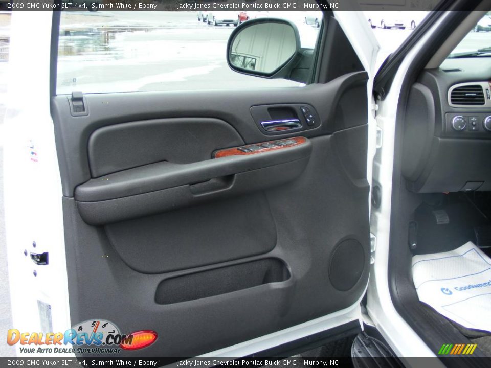 2009 GMC Yukon SLT 4x4 Summit White / Ebony Photo #23
