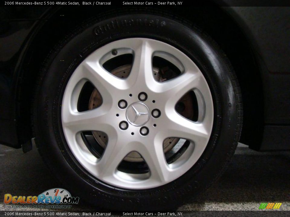 2006 Mercedes-Benz S 500 4Matic Sedan Black / Charcoal Photo #6