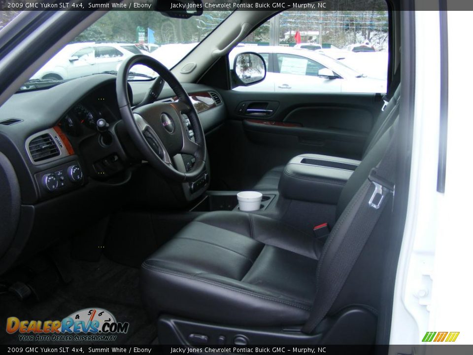 2009 GMC Yukon SLT 4x4 Summit White / Ebony Photo #24