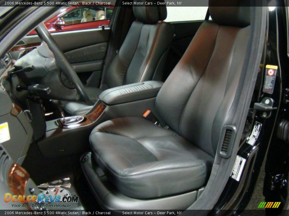 2006 Mercedes-Benz S 500 4Matic Sedan Black / Charcoal Photo #8
