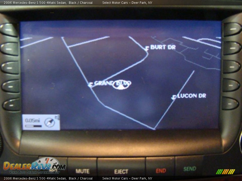 2006 Mercedes-Benz S 500 4Matic Sedan Black / Charcoal Photo #14