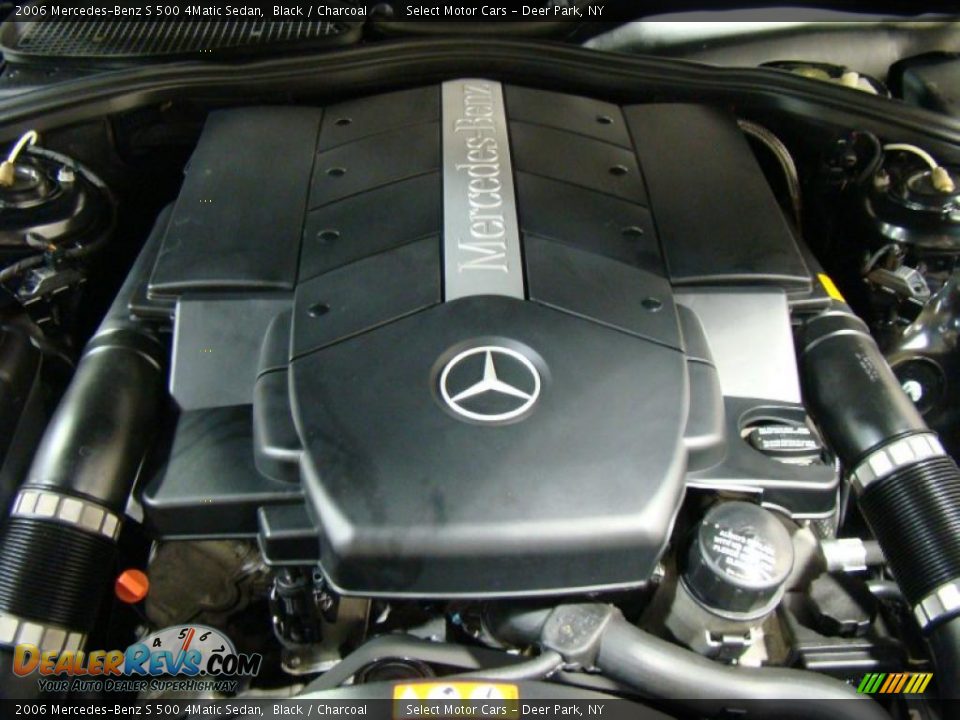 2006 Mercedes-Benz S 500 4Matic Sedan Black / Charcoal Photo #15