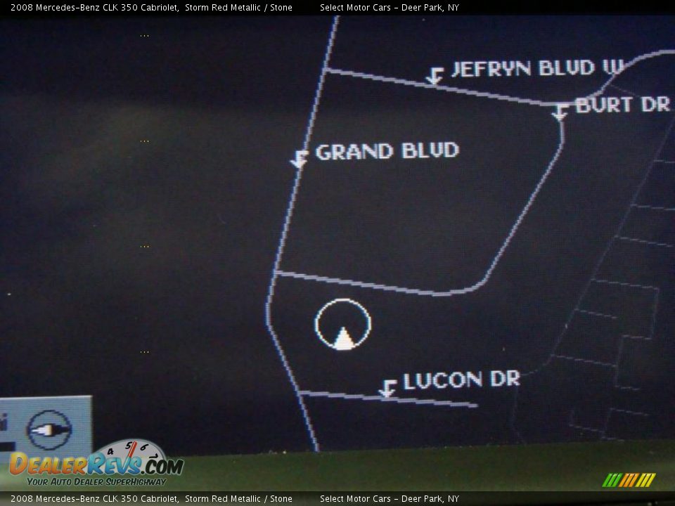 2008 Mercedes-Benz CLK 350 Cabriolet Storm Red Metallic / Stone Photo #17