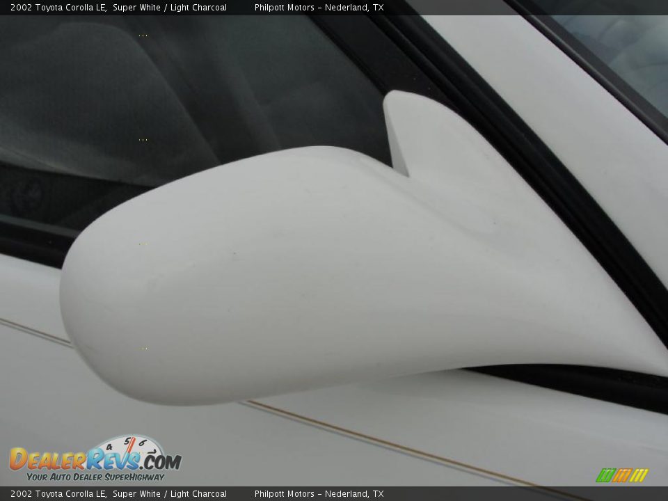 2002 Toyota Corolla LE Super White / Light Charcoal Photo #17
