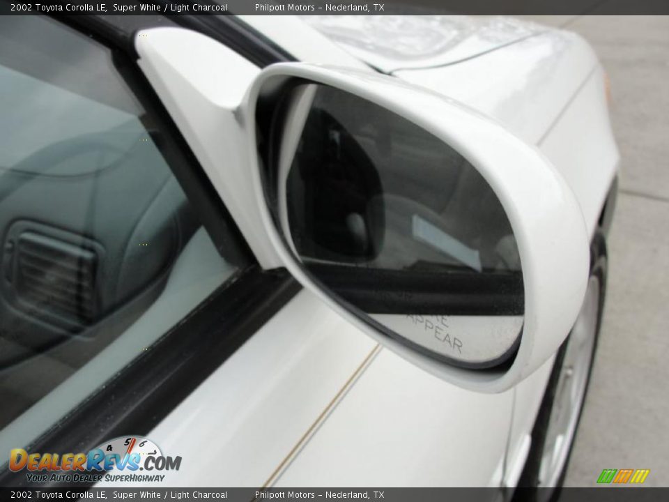 2002 Toyota Corolla LE Super White / Light Charcoal Photo #18