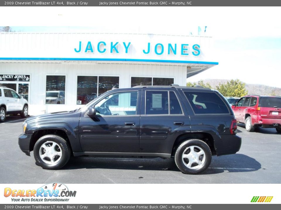 2009 Chevrolet TrailBlazer LT 4x4 Black / Gray Photo #1