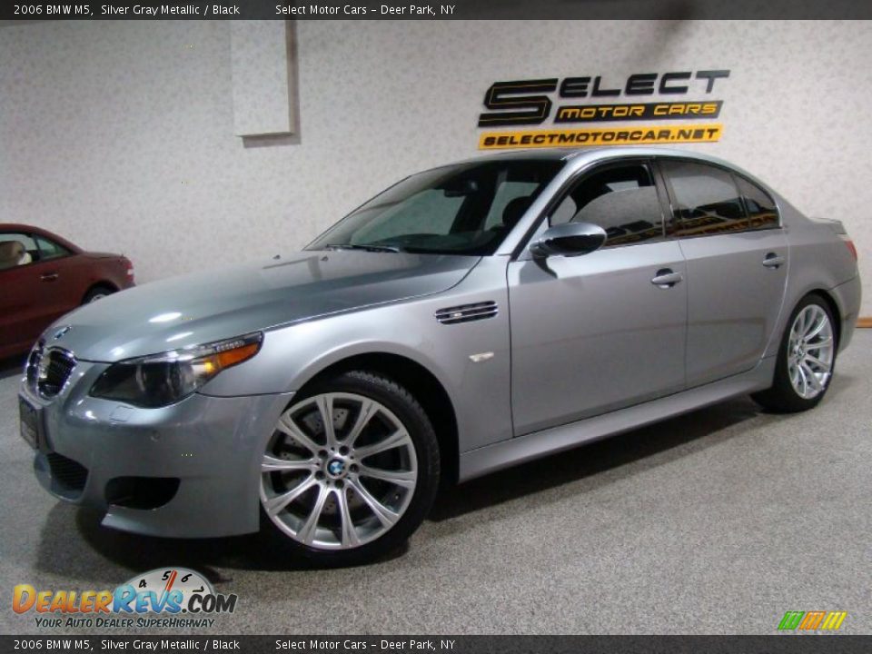 2006 BMW M5 Silver Gray Metallic / Black Photo #1