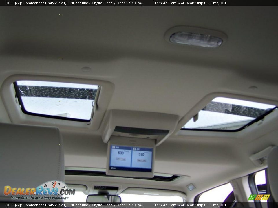 2010 Jeep Commander Limited 4x4 Brilliant Black Crystal Pearl / Dark Slate Gray Photo #18