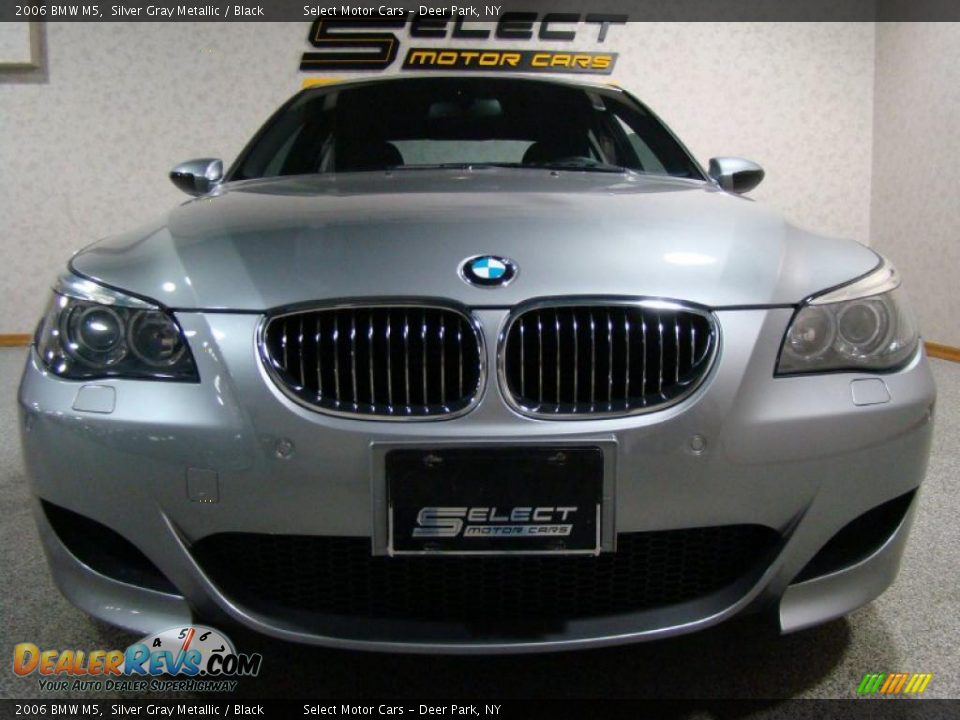 2006 BMW M5 Silver Gray Metallic / Black Photo #2