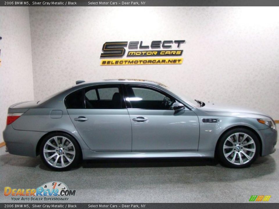 2006 BMW M5 Silver Gray Metallic / Black Photo #3