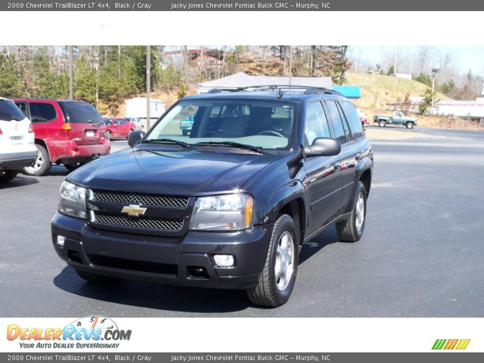 2009 Chevrolet TrailBlazer LT 4x4 Black / Gray Photo #12