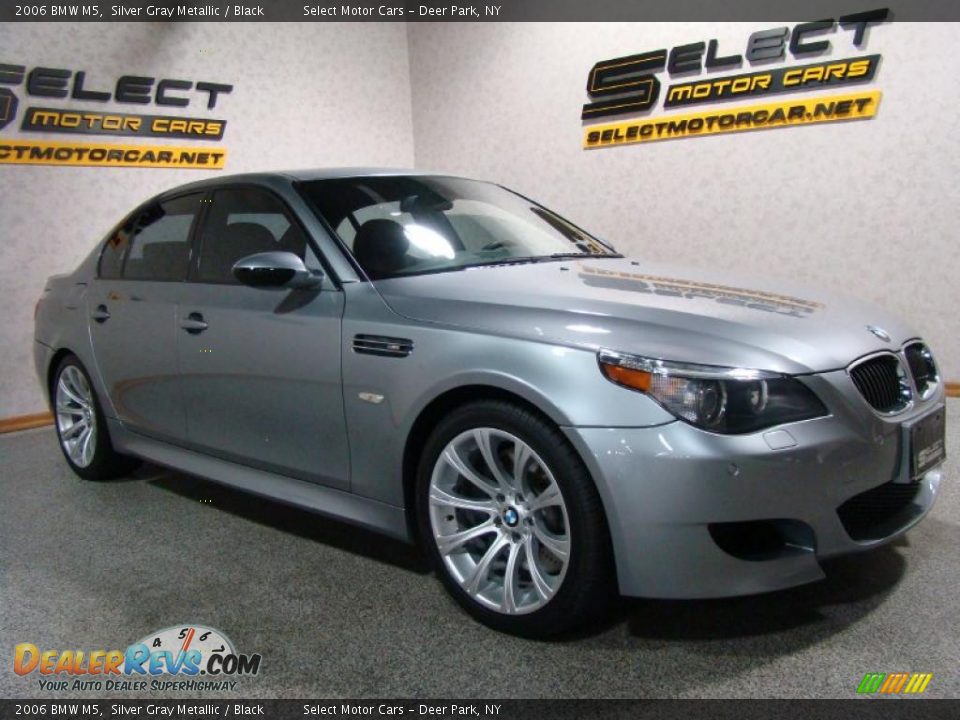 2006 BMW M5 Silver Gray Metallic / Black Photo #5