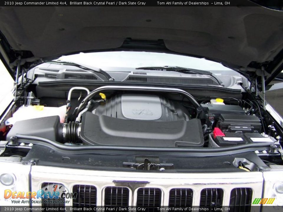 2010 Jeep Commander Limited 4x4 Brilliant Black Crystal Pearl / Dark Slate Gray Photo #23