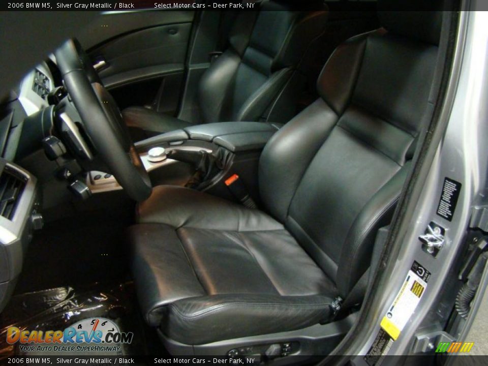 2006 BMW M5 Silver Gray Metallic / Black Photo #7
