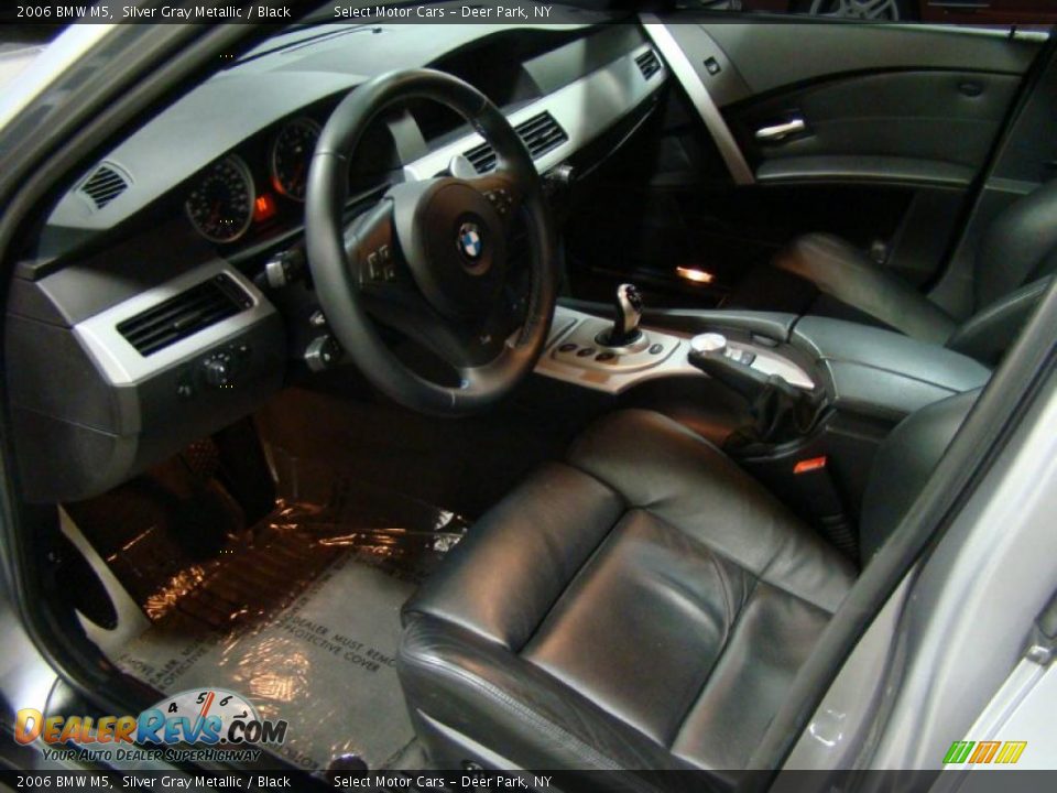 2006 BMW M5 Silver Gray Metallic / Black Photo #8