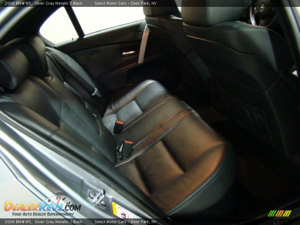2006 BMW M5 Silver Gray Metallic / Black Photo #10