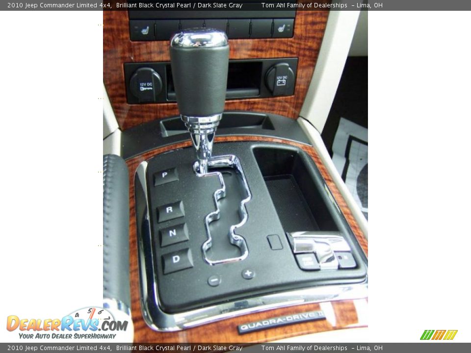 2010 Jeep Commander Limited 4x4 Brilliant Black Crystal Pearl / Dark Slate Gray Photo #27