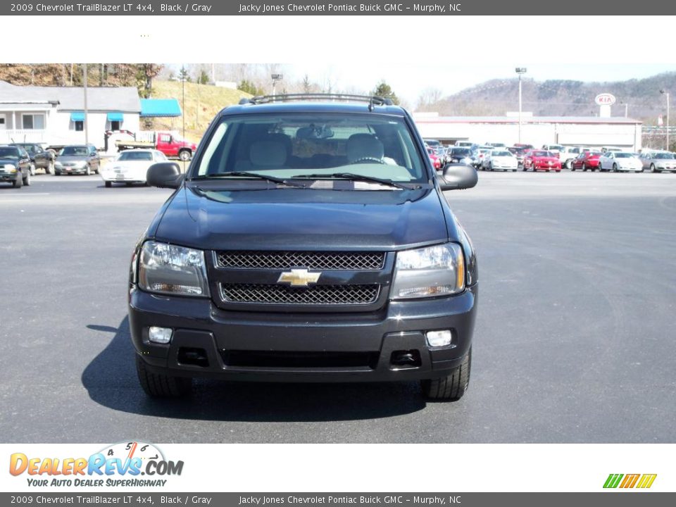 2009 Chevrolet TrailBlazer LT 4x4 Black / Gray Photo #17