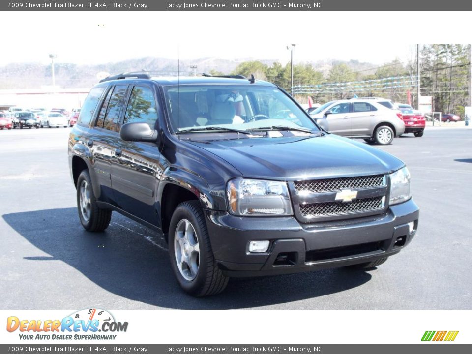 2009 Chevrolet TrailBlazer LT 4x4 Black / Gray Photo #18