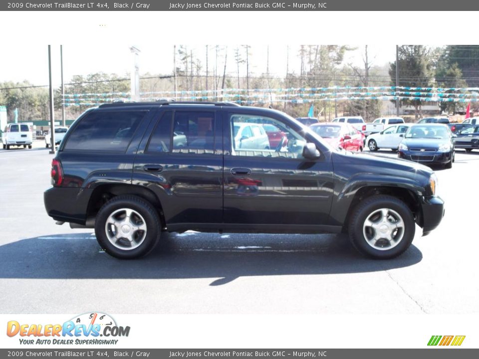 2009 Chevrolet TrailBlazer LT 4x4 Black / Gray Photo #19