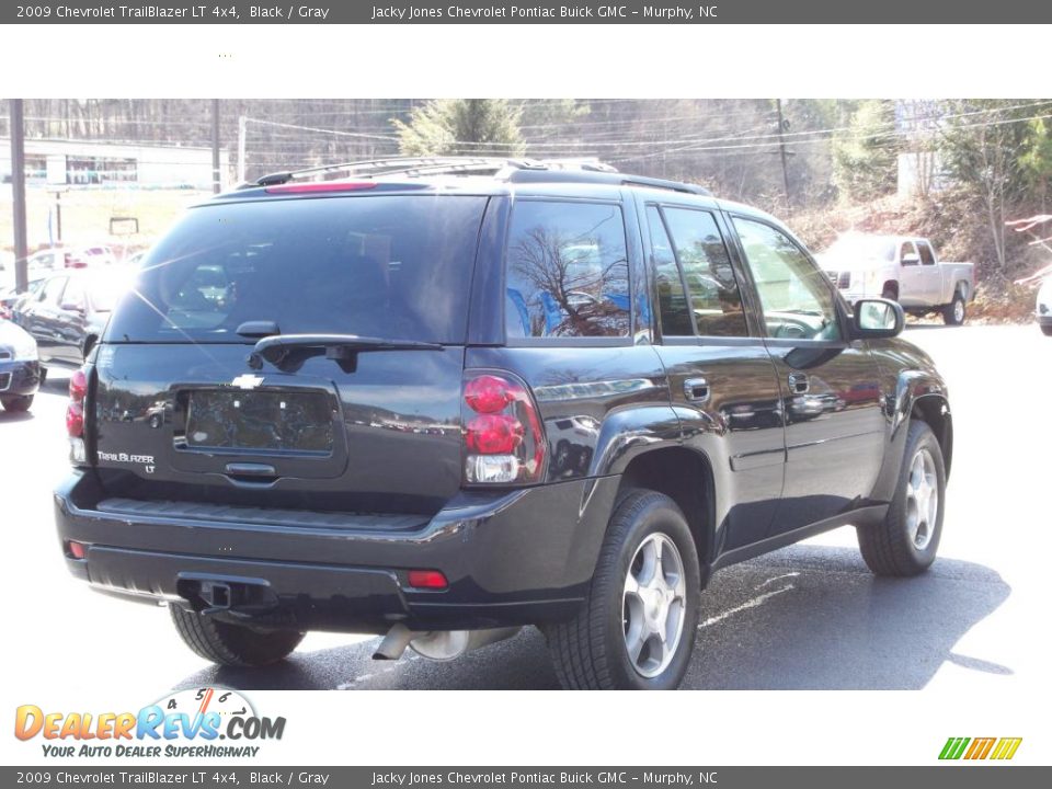 2009 Chevrolet TrailBlazer LT 4x4 Black / Gray Photo #20