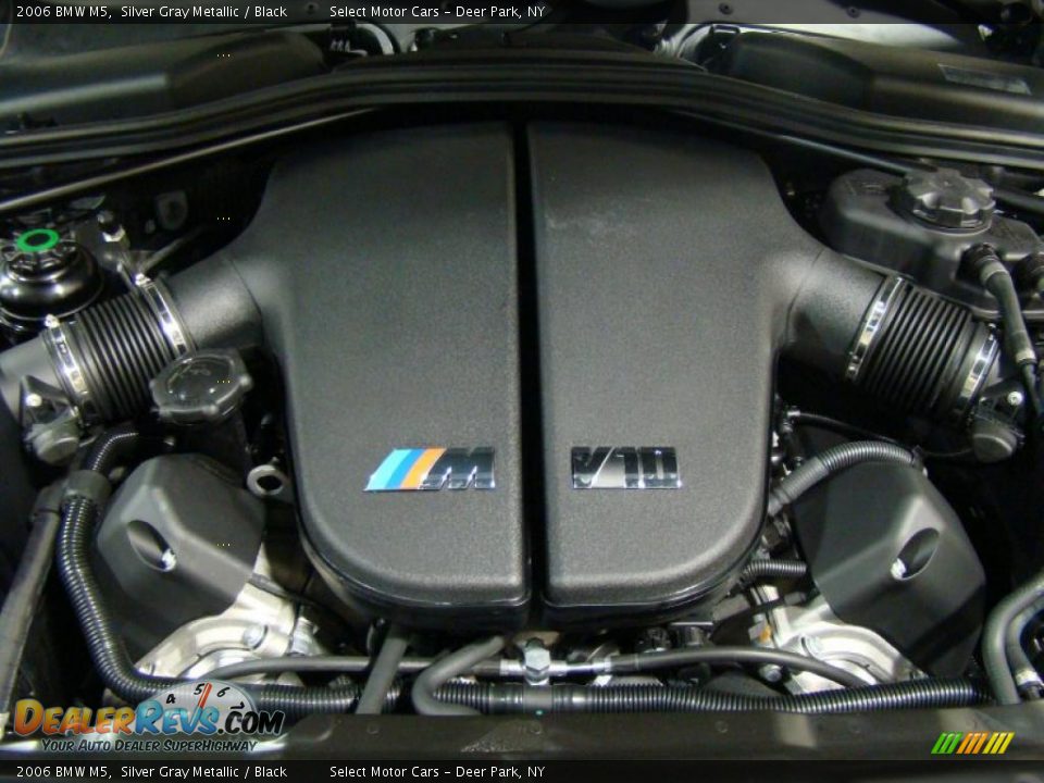 2006 BMW M5 Silver Gray Metallic / Black Photo #15