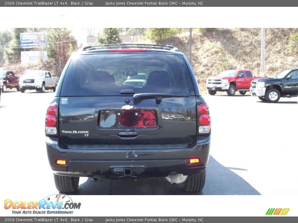 2009 Chevrolet TrailBlazer LT 4x4 Black / Gray Photo #21